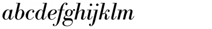 Bodoni Antiqua Italic Font LOWERCASE