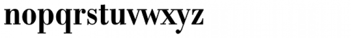 Bodoni Bold Condensed Font LOWERCASE