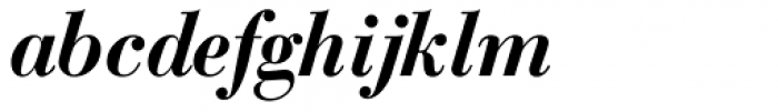 Bodoni Classic Ad Bold Italic Font LOWERCASE