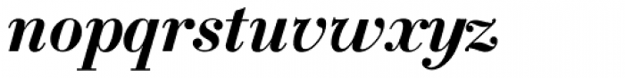 Bodoni Classic Ad Bold Italic Font LOWERCASE