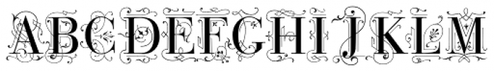 Bodoni Classic Deco Roman Font UPPERCASE