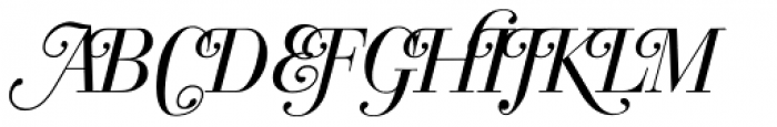 Bodoni Classic Italic Swashes Font UPPERCASE