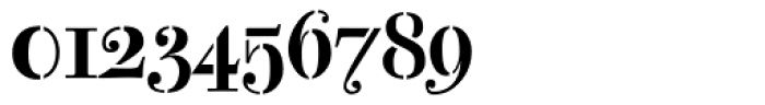 Bodoni Classic Stencil Font OTHER CHARS