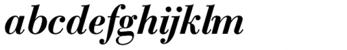 Bodoni Classic Text Bold Italic Font LOWERCASE