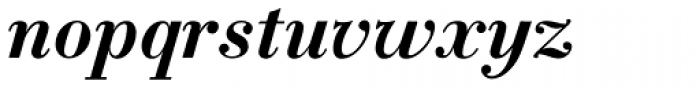 Bodoni Classic Text Cyrillic Bold Italic Font LOWERCASE