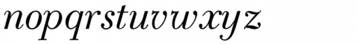 Bodoni Classic Text Cyrillic Italic Font LOWERCASE