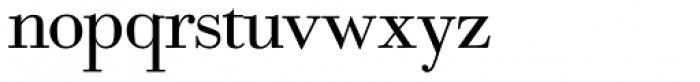 Bodoni Classic Text Roman Font LOWERCASE