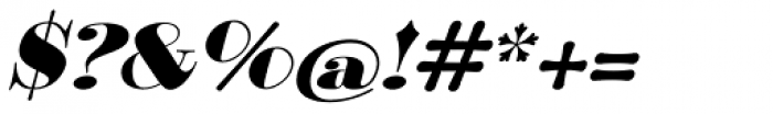 Bodoni Classic Ultra Italic Font OTHER CHARS