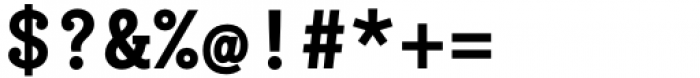 Bodoni Egyptian Mono Bold Font OTHER CHARS