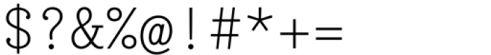 Bodoni Egyptian Mono Thin Font OTHER CHARS