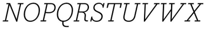 Bodoni Egyptian Pro Light Italic Font UPPERCASE