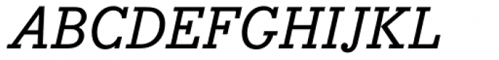 Bodoni Egyptian Pro Medium Italic Font UPPERCASE