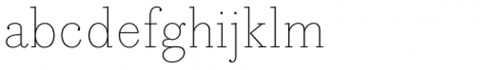 Bodoni Egyptian Pro Thin Font LOWERCASE