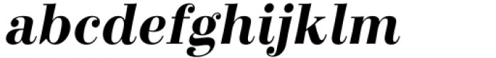 Bodoni Elegant Bold Italic Font LOWERCASE