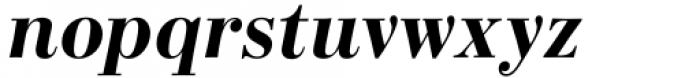 Bodoni Elegant Bold Italic Font LOWERCASE