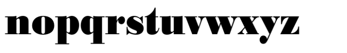 Bodoni Extra Bold Extra Narrow Font LOWERCASE