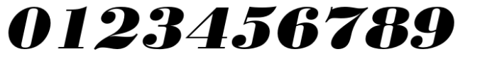 Bodoni Extra Bold Extra Wide Oblique Font OTHER CHARS