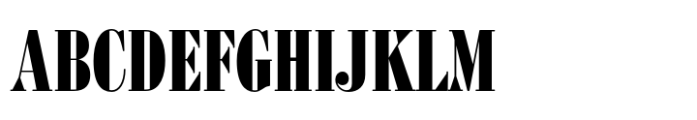 Bodoni FB Compressed Bold Font UPPERCASE