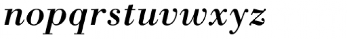 Bodoni Italic Font LOWERCASE