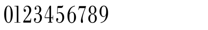 Bodoni MF Condensed Regular Font OTHER CHARS