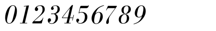 Bodoni MF Italic Font OTHER CHARS