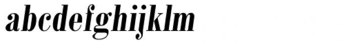 Bodoni MT Condensed Bold Italic Font LOWERCASE