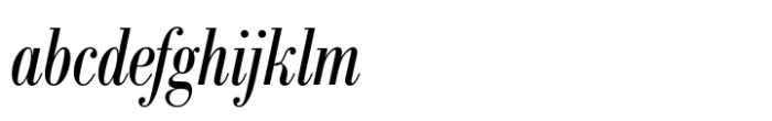 Bodoni No 1 SB Regular Condensed Italic FONT