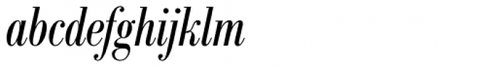 Bodoni Nr 1 SB Cond Italic Font LOWERCASE