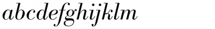 Bodoni Nr 1 SB Light Italic Font LOWERCASE