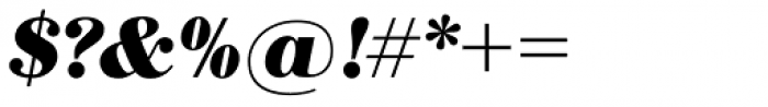 Bodoni Nr 1 SH Bold Italic Font OTHER CHARS