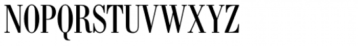 Bodoni Nr 1 SH Cond Font UPPERCASE