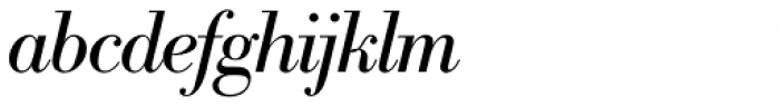 Bodoni Nr 1 SH Italic Font LOWERCASE