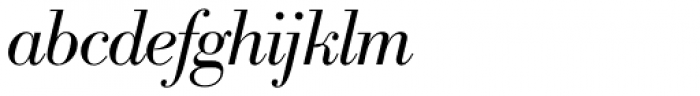 Bodoni Nr 1 SH Light Italic Font LOWERCASE