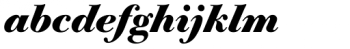 Bodoni Old Fashion URW Bold Italic Font LOWERCASE