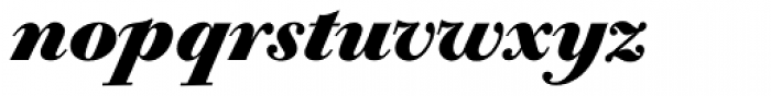 Bodoni Old Fashion URW Bold Italic Font LOWERCASE