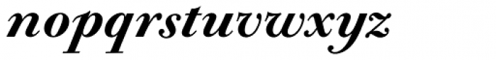 Bodoni Old Fashion URW Medium Italic Font LOWERCASE