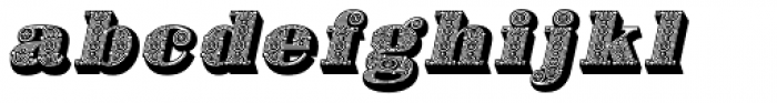 Bodoni Ornamental Italic Font LOWERCASE