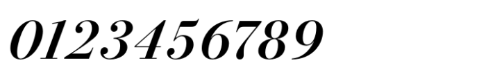 Bodoni PT Display Demi Italic Font OTHER CHARS
