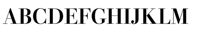 Bodoni PT Display Demi Font UPPERCASE