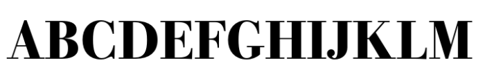 Bodoni PT Display Extra Bold Font UPPERCASE