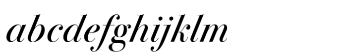 Bodoni PT Display Italic FONT