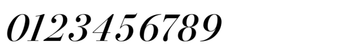 Bodoni PT Display Medium Italic Font OTHER CHARS