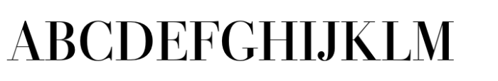 Bodoni PT Display Medium Font UPPERCASE