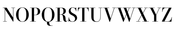 Bodoni PT Display Medium Font UPPERCASE