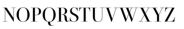 Bodoni PT Display Font UPPERCASE