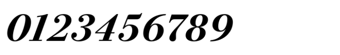Bodoni PT Subhead Bold Italic Font OTHER CHARS