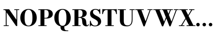 Bodoni PT Subhead Bold Font UPPERCASE