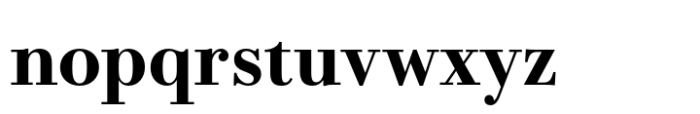 Bodoni PT Subhead Bold Font LOWERCASE