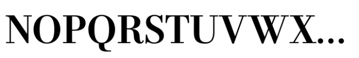 Bodoni PT Subhead Demi Font UPPERCASE
