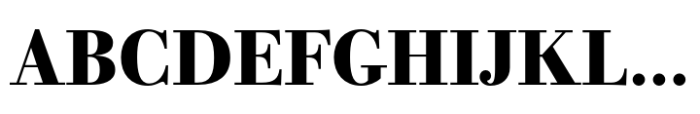 Bodoni PT Subhead Extra Bold Font UPPERCASE